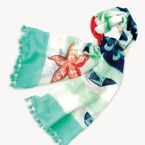 Spartina retro mermaid scarf